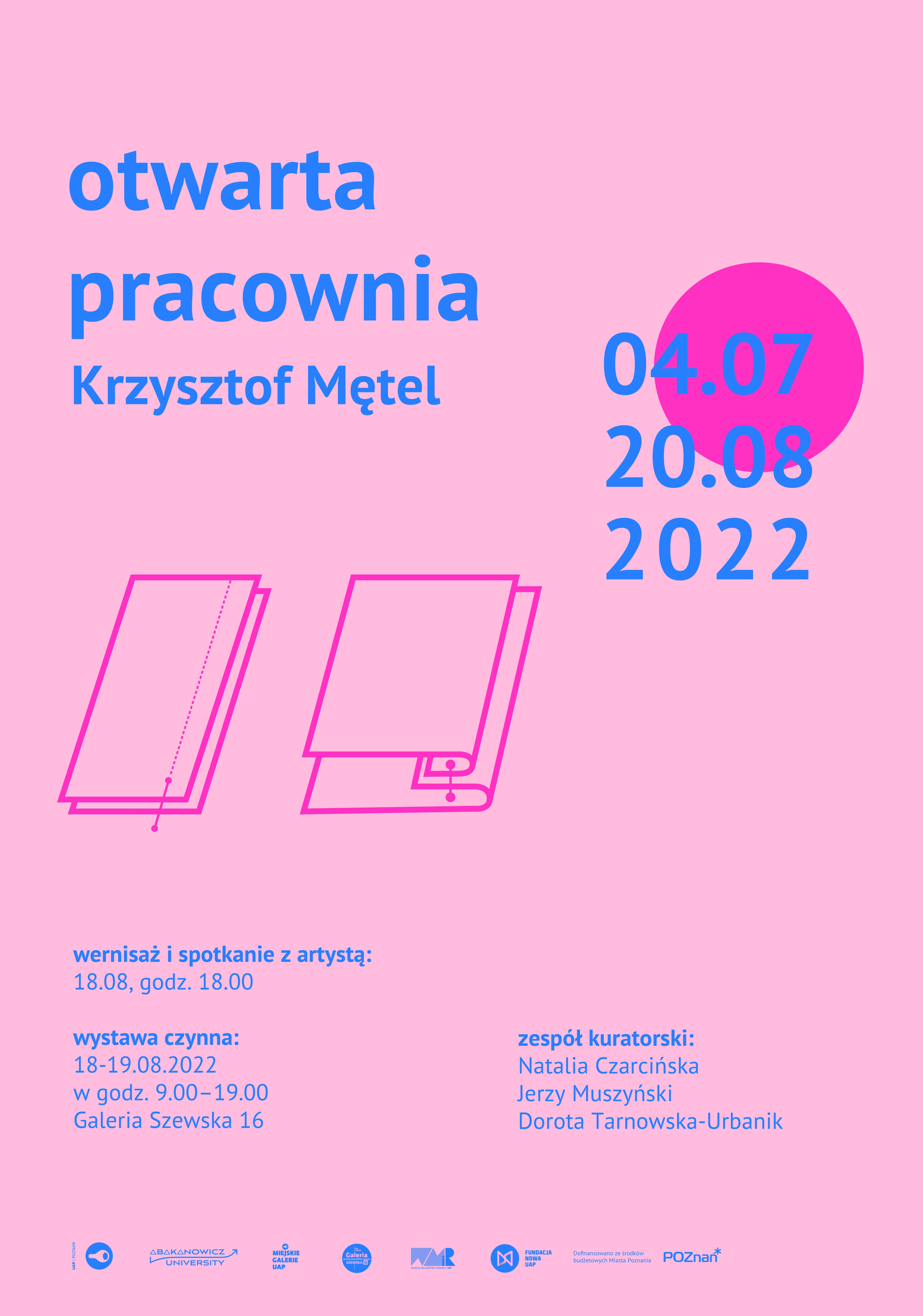 plakat otwarta pracownia